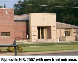 Blytheville H.S. new front entrance